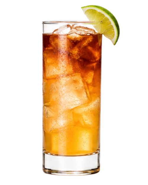 Cocktail Dark ’n’ Stormy préparé avec du rhum Bologne